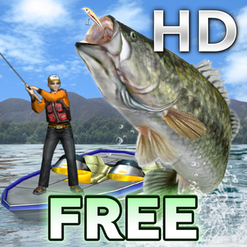 Bass Fishing 3D on the Boat HD Free LOGO-APP點子