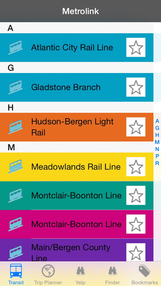 NJ Transit Rail and Trip Planner