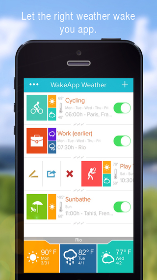 WakeApp Weather - Alarm clock