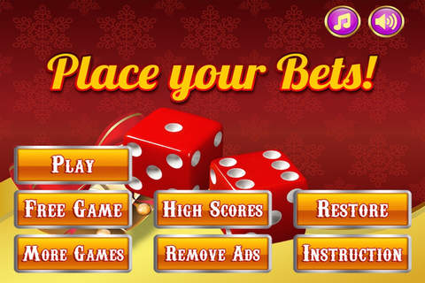 $$$ Big Money Casino Christmas Craps Dice Games with Casino Buddies Free screenshot 3