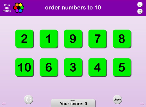 Ordering Numbers to 20 screenshot 2