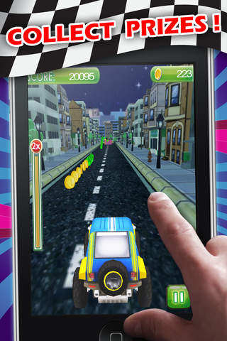 Downtown Monster Car Stunt Rally  - PRO - Obstacle Course Race Game screenshot 2