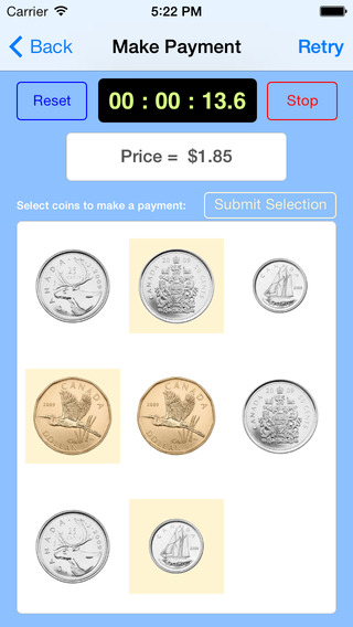 【免費教育App】Money Maths - Canadian Coins-APP點子