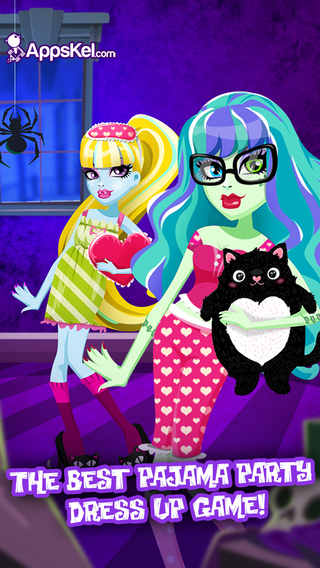 Monster Girls Pajama Sleepover Dress Up – PJ Party Games for Kids Free