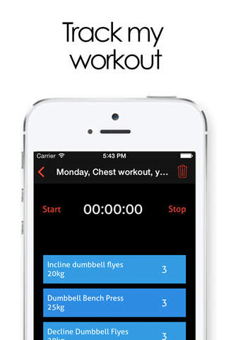 Gym Clear - simple gym log screenshot 4