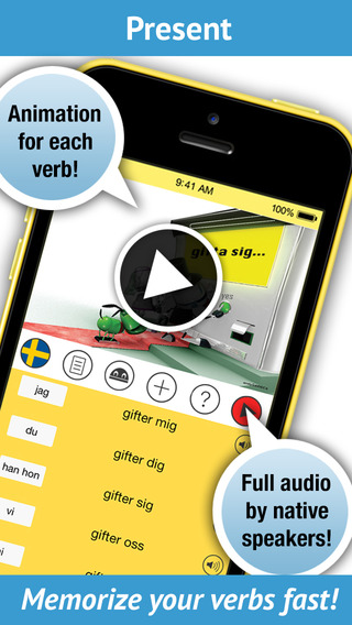 Learn Swedish Verbs - Pronunciation by a Native Speaker