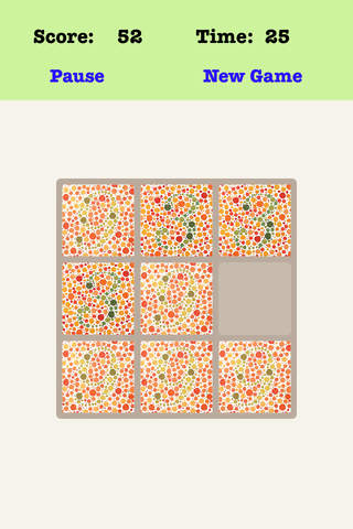Color Blind Treble 3X3 - Playing With Piano Music & Sliding Number Block screenshot 3
