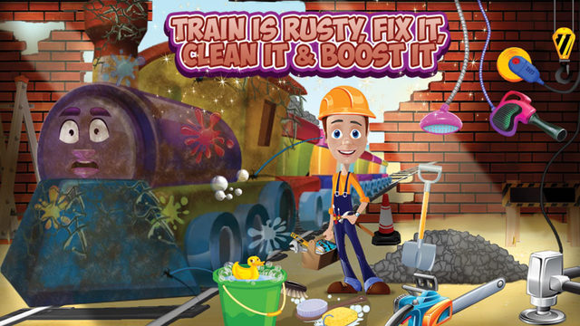 免費下載遊戲APP|Kids train wash & repair – Fix locomotive in this mechanic garage game for kids app開箱文|APP開箱王