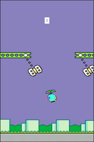 Birdie Copters - Tap to fly and escape screenshot 4