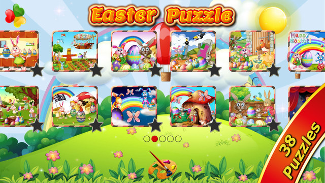Easter Games for Kids Lite: Play Jigsaw Puzzles and Draw Paintings