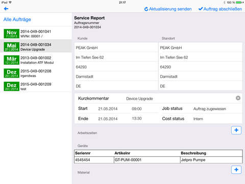 repV Service Reports Pro screenshot 3