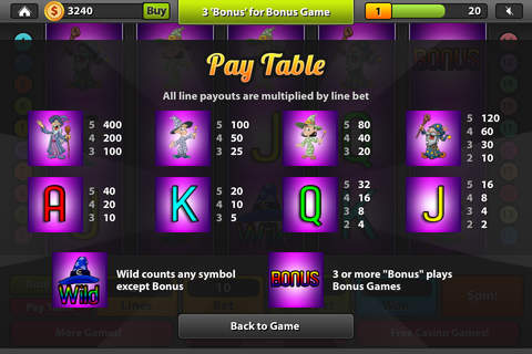 Fortune Wizard Slots - Free Casino Slot Machines screenshot 3