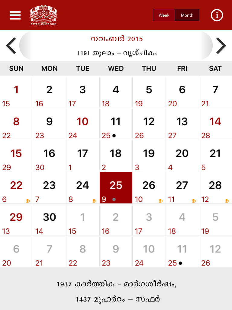 preminder calendar app color bug