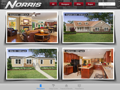 Norris Homes for iPad