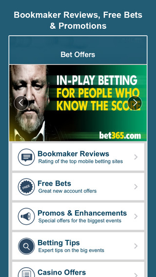 Bet Offers - FREE bets bonuses and reviews of top UK mobile sports betting sites