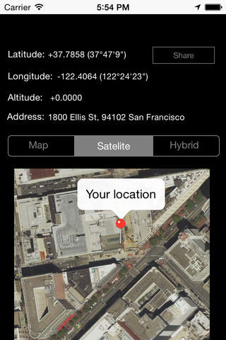 Where am I Now - Location, Altitude & Coordinates screenshot 2