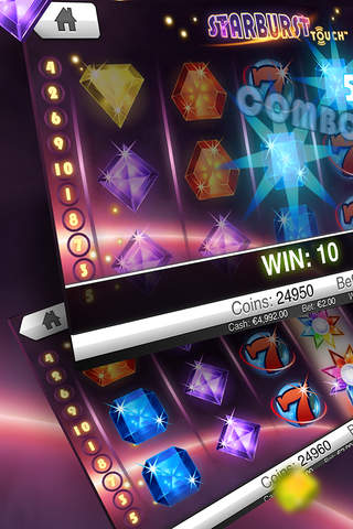 Starburst Real Money Slot Powered by Unibet screenshot 3