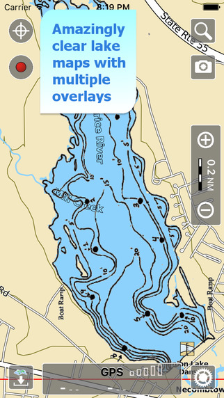 Aqua Map Delaware HD - Lakes GPS Offline Nautical Charts