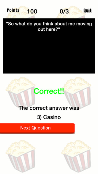 【免費遊戲App】Ultimate Trivia - Movie Quotes edition-APP點子