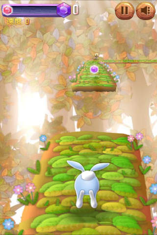 可爱兔子酷跑 - 全民都在玩的无限天际3D跑酷游戏 screenshot 2