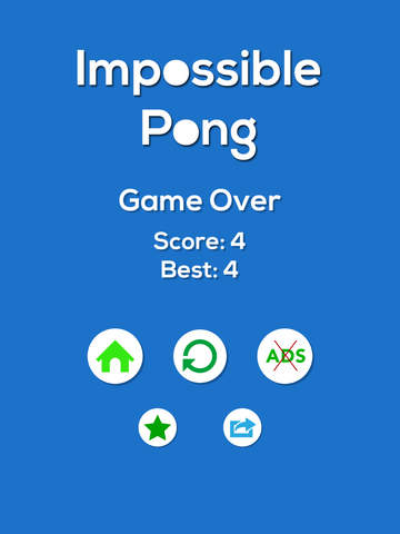 【免費遊戲App】Impossible Pong-APP點子