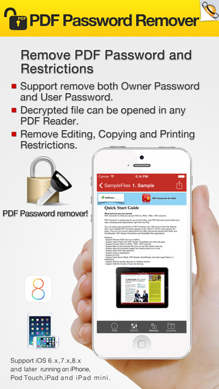 PDF Password Remover by Feiphone - Remove Password and Restrictions from PDF