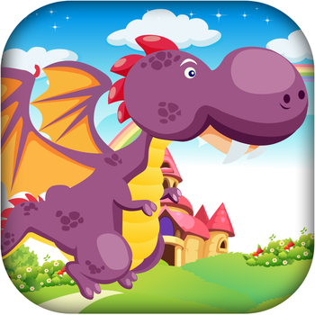 DRAGON REALM MIDEVIL CONQUER - FLYING BEAST RESCUE MISSION LOGO-APP點子