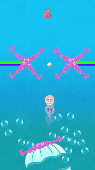 【免費遊戲App】Mermaid Dash Up! - Pinky Fin's Bubble Swim-APP點子