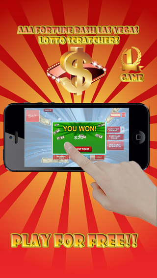 【免費遊戲App】AAA Fortune Bash Las Vegas Lotto Scratchers-APP點子