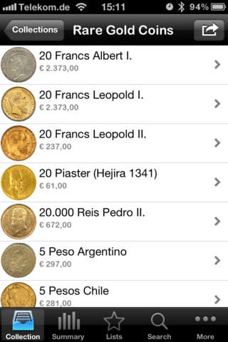 iCollect Coins screenshot 2