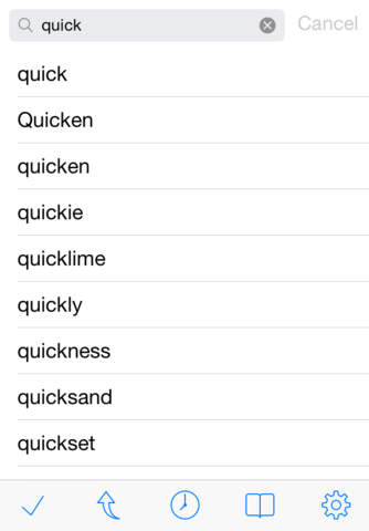 QuickDict Danish-English screenshot 4