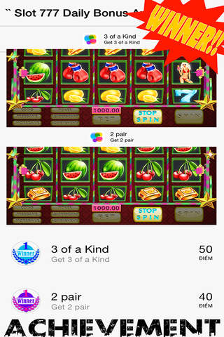 ``` 777-Casino Slots-Poker Card-Classic! screenshot 2