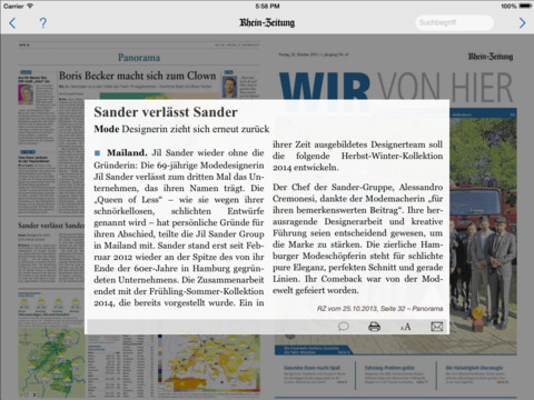 【免費新聞App】Rhein-Zeitung und ihre Heimatausgaben-APP點子