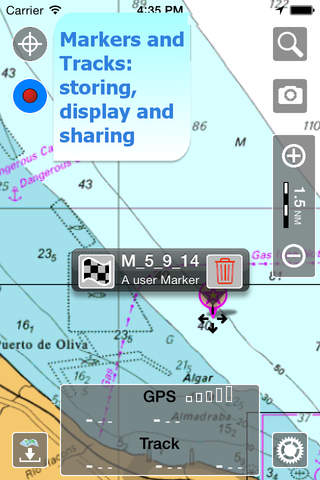 Aqua Map Iberia - Marine GPS Offline Nautical Charts screenshot 2