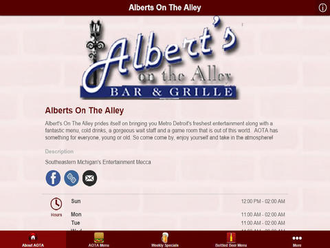 【免費娛樂App】Alberts on the Alley-APP點子