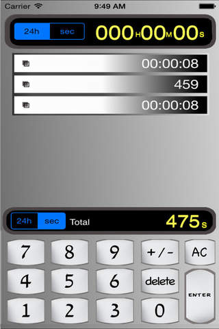 Calculator time screenshot 2