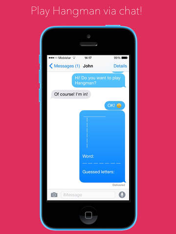 【免費遊戲App】HangKeys — Hangman for Message apps!-APP點子