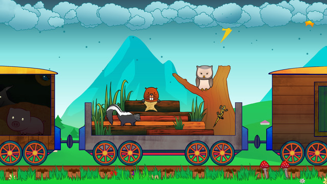 【免費教育App】Animal Train for Toddlers-APP點子