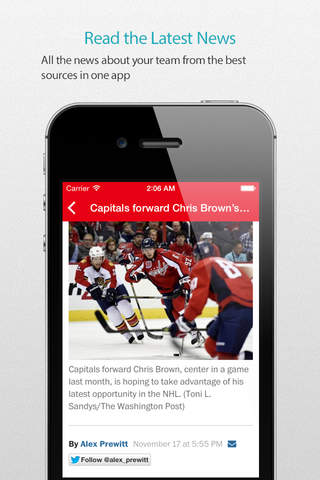 Washington Hockey Alarm Pro screenshot 3