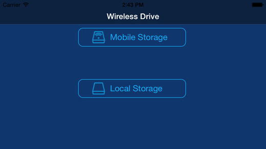 Wireless Drive for iPhone
