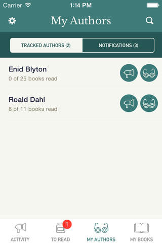 Author Tracker screenshot 4