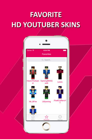 HD Youtuber Skins Lite - Best Skins for Minecraft PE screenshot 4