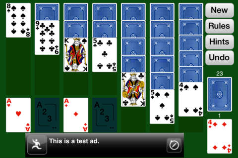 Free Cell Solitaire screenshot 3