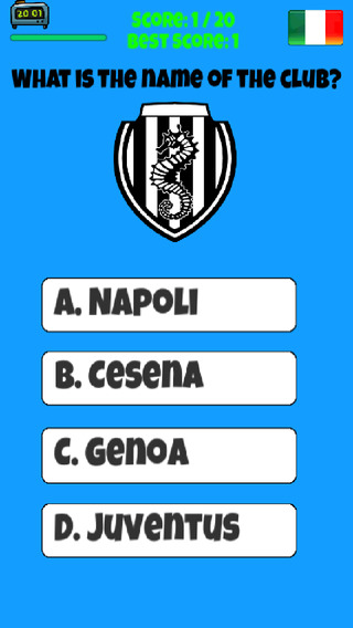 【免費遊戲App】Italy Football Logo Quiz-APP點子