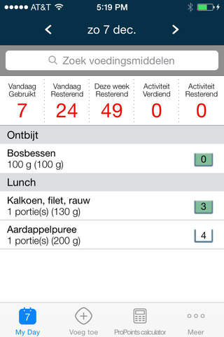 Weight Watchers Mobile NL screenshot 2