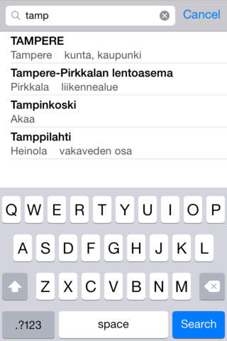 Tampere topo screenshot 3