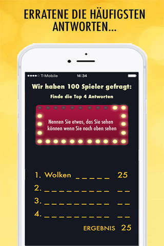 Volksquiz – Das Ratespiel zur legendären TV-Show: Wir haben 100 Leute gefragt! screenshot 3