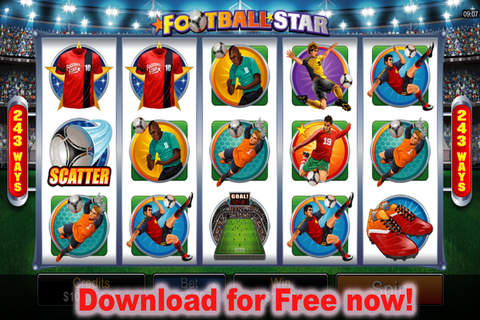The Slots Machine Football Star - Slot to the 2014 World Cup in Brazil! screenshot 3