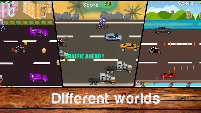 【免費遊戲App】Reckless Motocross Highway Lane Racer-APP點子