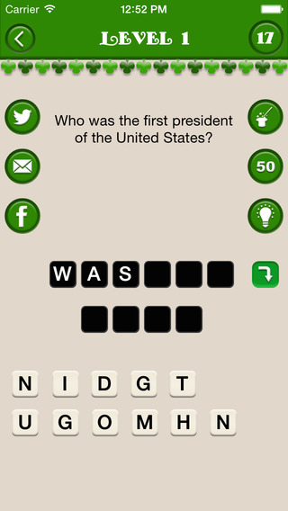 【免費遊戲App】US History Riddle-APP點子